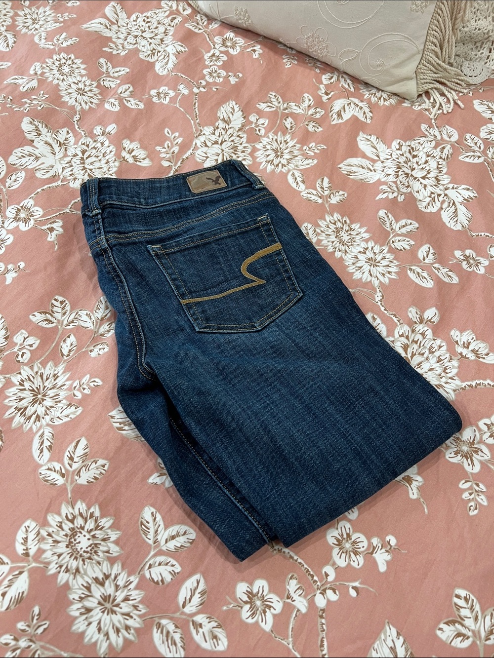 American Eagle Outfitters Dark Blue Flared Jeans